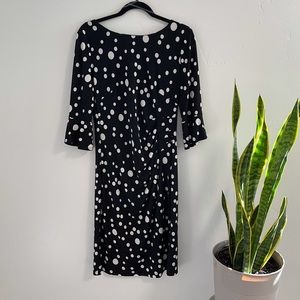 Connected Apparel Polka Dot Dress
